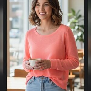 Lilly Pulitzer Boatneck Pullover Sweatshirt In pink Size Small